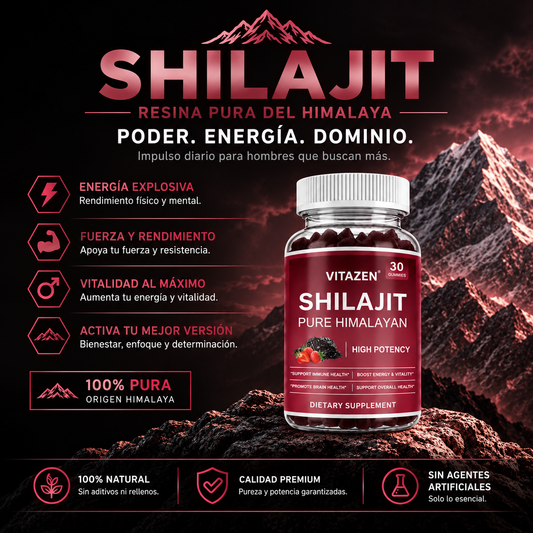 Shilajit Gominolas Premium EDICIÓN LIMITADA