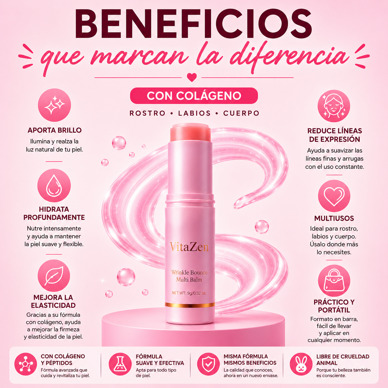 Bálsamo Hidratante de Colágeno Vitalis ✨